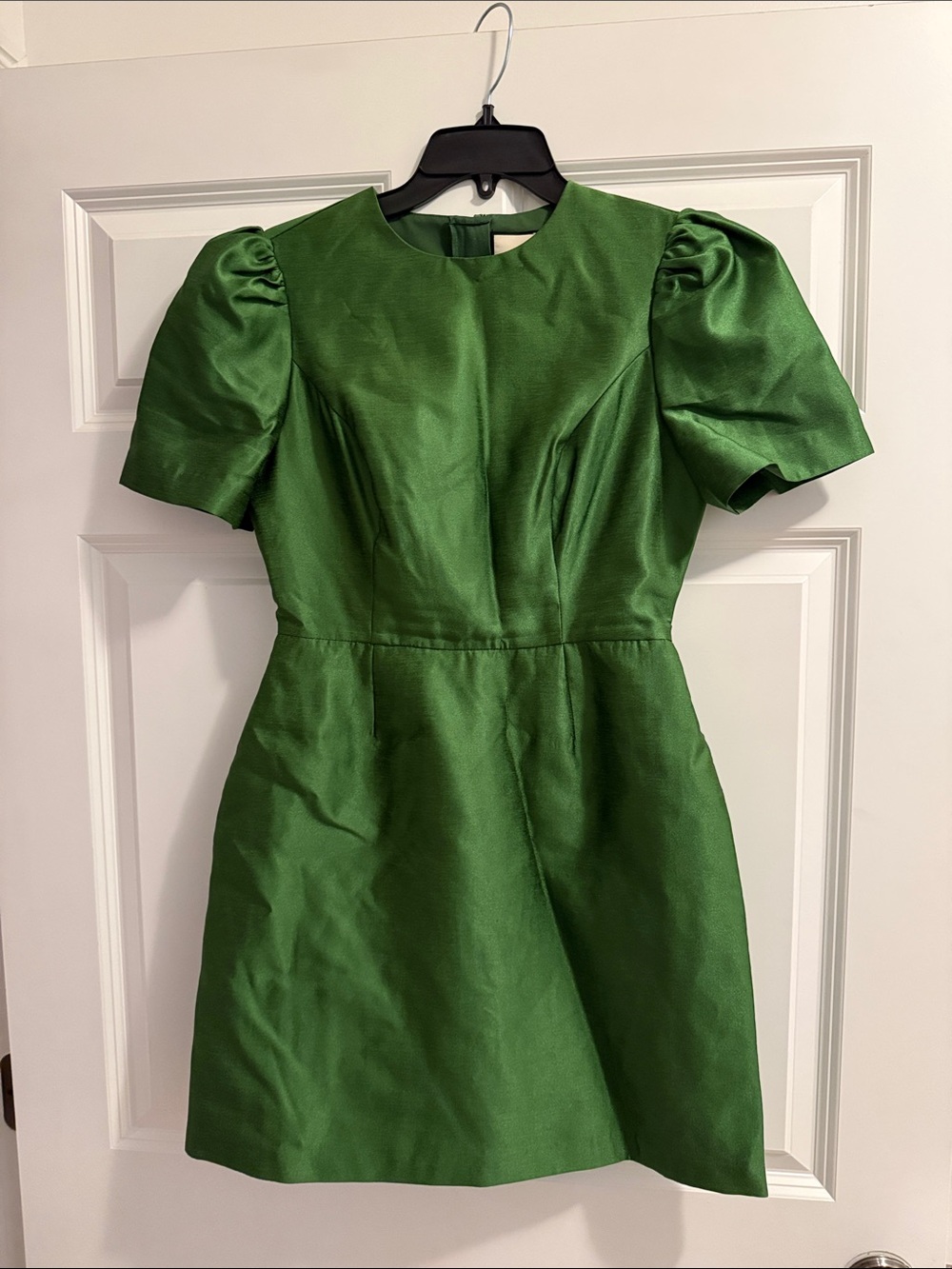 Tuckernuck Emerald Green Puff Sleeve Mini Dress